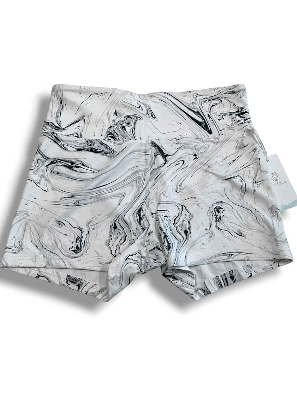 NWT Balance Collection Bike Shorts Women’s Size XL Marbled Stone